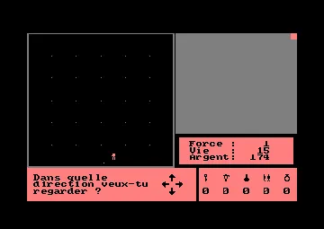 Aventures Au Chateau (F) (1985) screen shot game playing